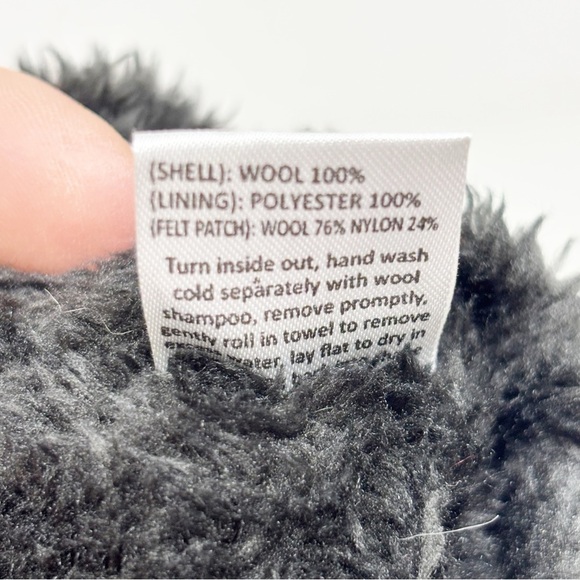 TIBETAN SOCKS Women’s Hand Knit Wool Fleece Lined Slipper Socks Tibet Made Sz S - Picture 8 of 8